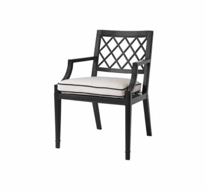 Paladium karmstol svart