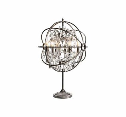 Rome bordslampa Natural/Crystal
