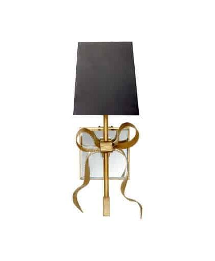 Ellery vägglampa mässing/svart