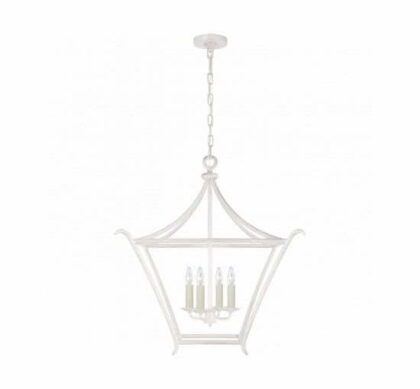 Aria taklampa kvadrat vit