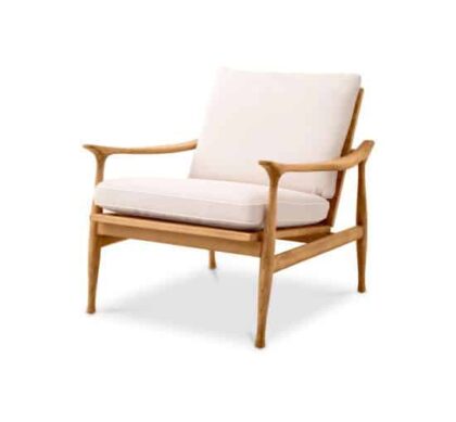 Manzo fåtölj natural teak