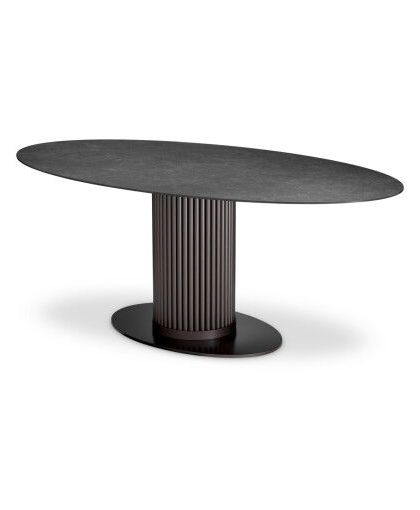 Volterra matbord svart marmor