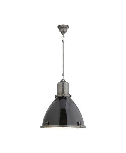 Fulton takpendel Industrial Steel/svart