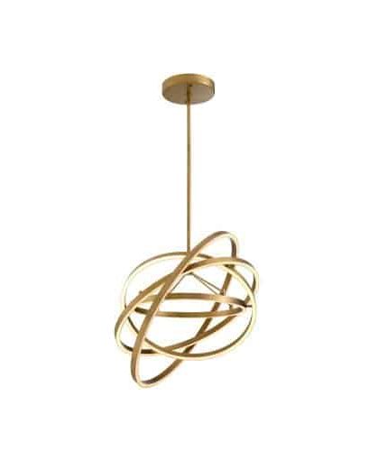Cassini taklampa mässing