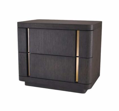 Modesto sidobord mocha/svart