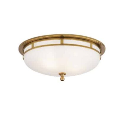 Large Openwork plafond antik mässing