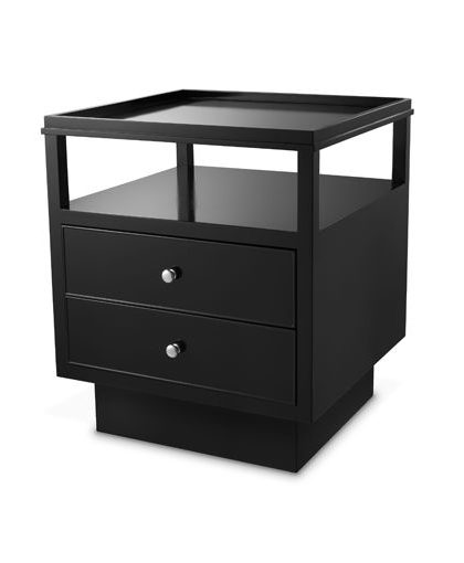 Lenox sängbord svart