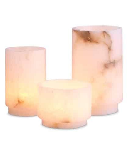 Leonidas ljushållare alabaster 3-set