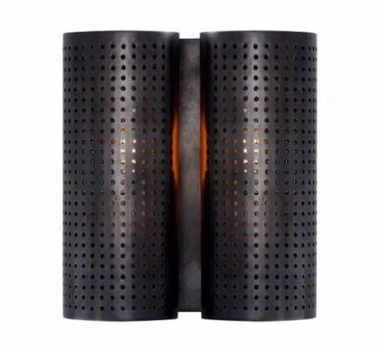 Precision vägglampa dubbel brons