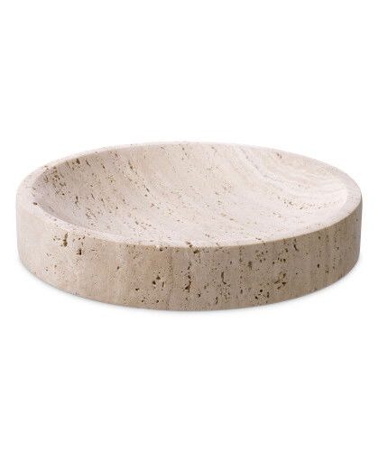 Moca skål travertine