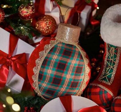 Maree julkula juldekoration röd 39cm