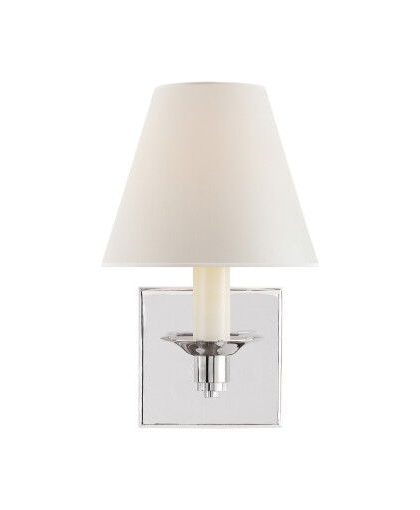 Evans vägglampa nickel