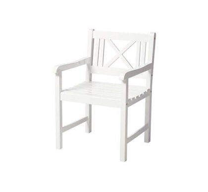 Rosenborg karmstol vit