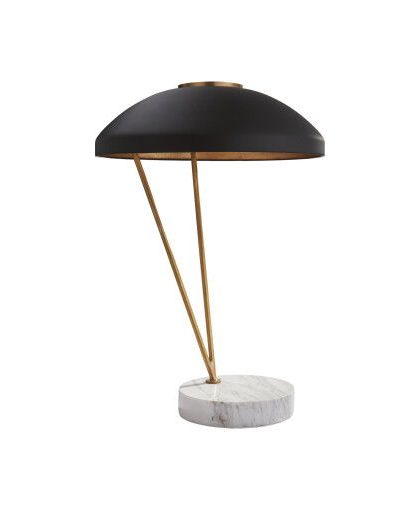 Coquette bordslampa antik mässing