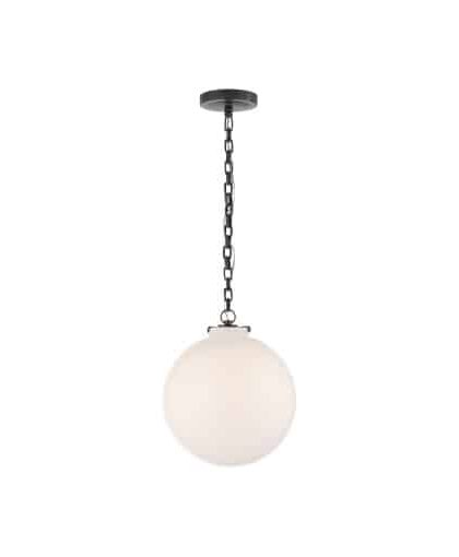 Katie Globe takpendel brons/vit
