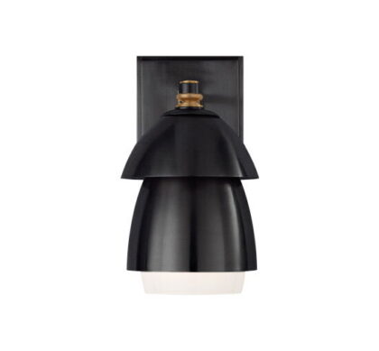 Whitman vägglampa antik mässing/brons