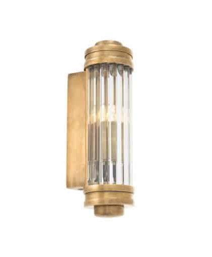 Gascogne vägglampa mässing