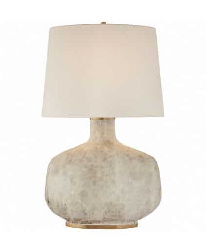 Beton bordslampa antikvit L