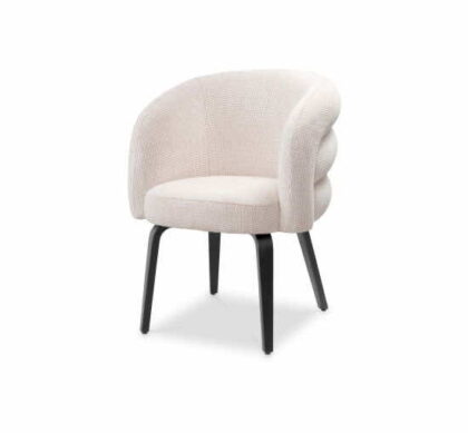 Novelle matstol lyssa off-white