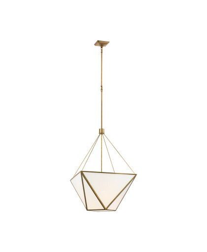 Lorino taklampa antik mässing