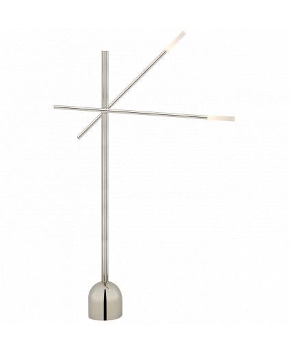 Rousseau golvlampa dubbel nickel
