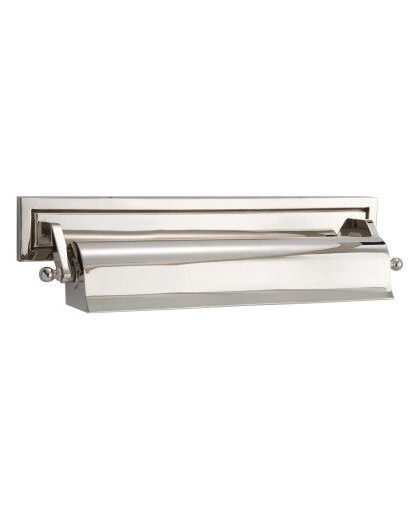 Library 16 tavelbelysning nickel