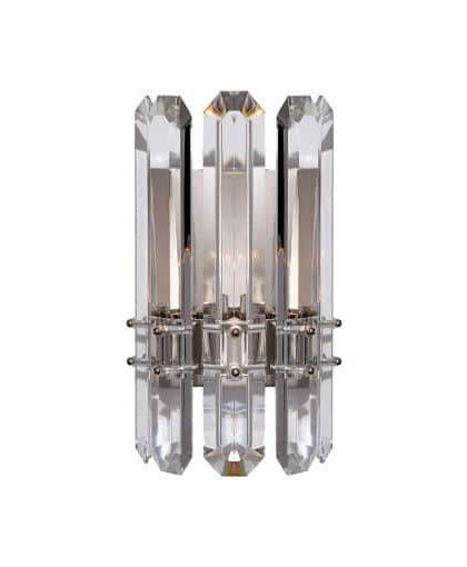 Bonnington vägglampa nickel