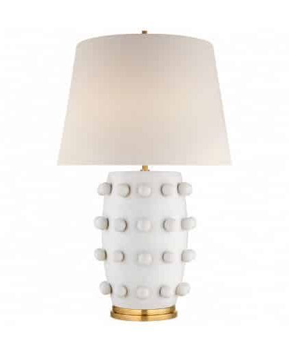 Linden bordslampa vit M