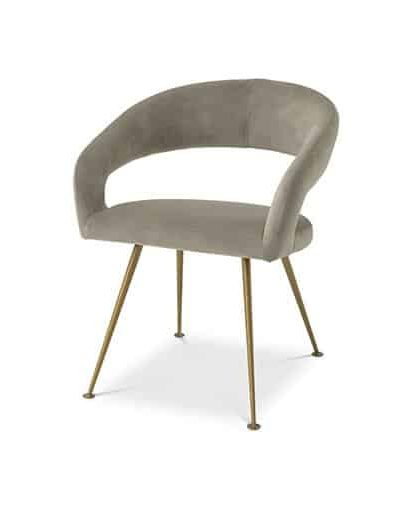 Bravo matstol savona greige velvet