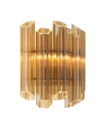 Vittoria vägglampa guld