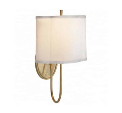 Simple vägglampa mässing