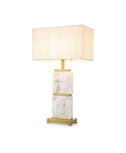 Newton bordslampa antik mässing