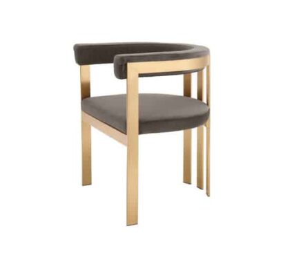 Clubhouse matstol savona grå