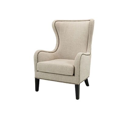 Misha fåtölj linne sand