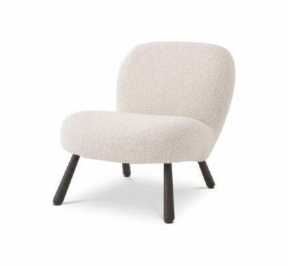 Blush fåtölj bouclé cream