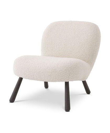 Blush fåtölj bouclé cream