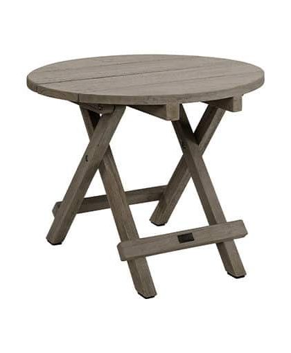 Vintage sidobord charcoal rund
