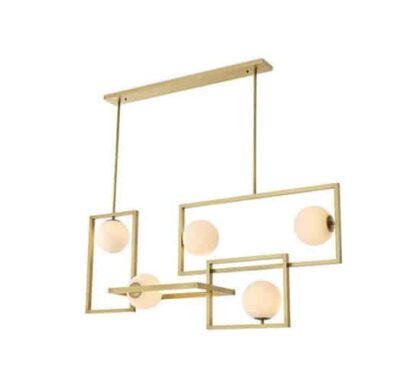 Erasmus taklampa antik mässing