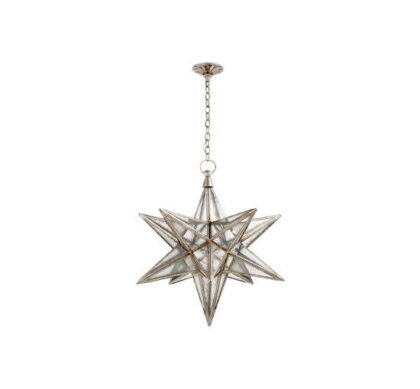 Moravian Star Burnished Silver Leaf