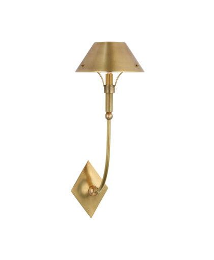 Turlington vägglampa antik mässing