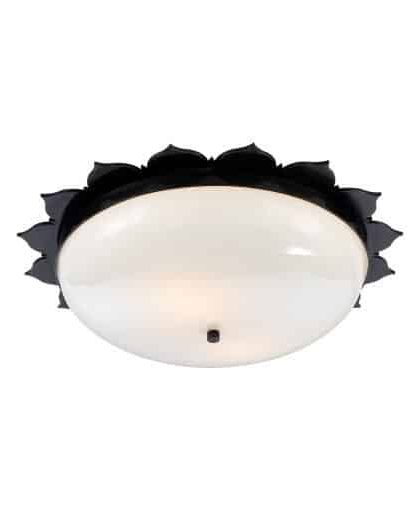 Rachel plafond Gun Metal L