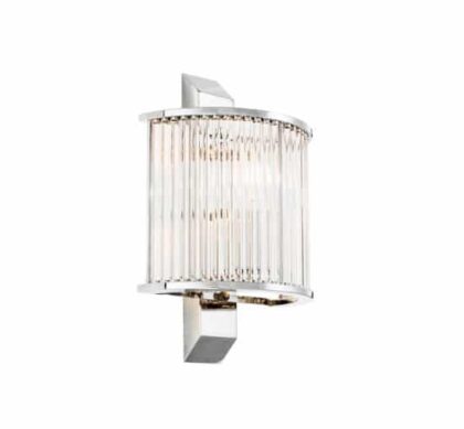 Oakley vägglampa nickel