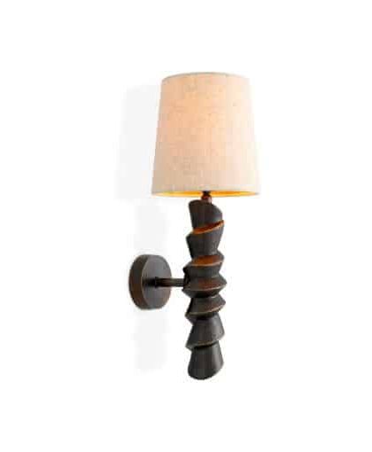 Riverbank vägglampa brons