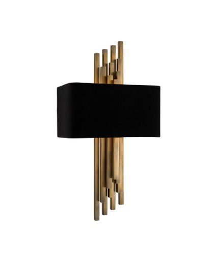 Caruso vägglampa vintage mässing