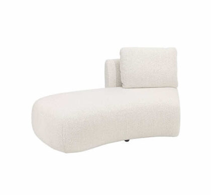 Dixon modul vänster bouclé cream 2-sits
