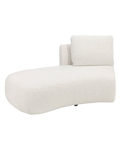 Dixon modul vänster bouclé cream 2-sits