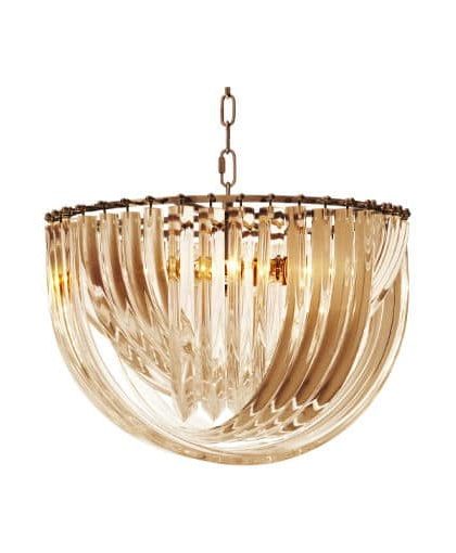 Murano takkrona champagne
