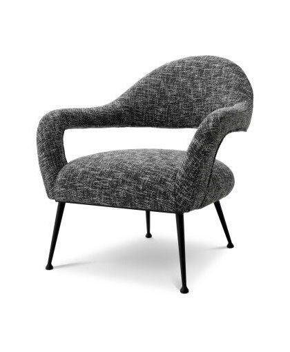 Lombardi fåtölj cambon black