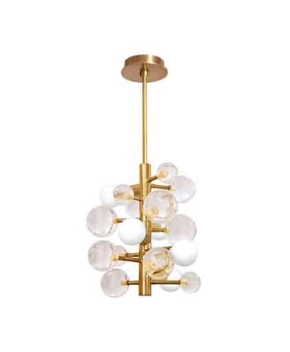 Globo taklampa mässing