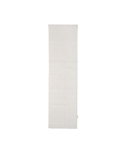 Plain gångmatta off-white